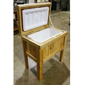 Cedar Ice Chest Stand